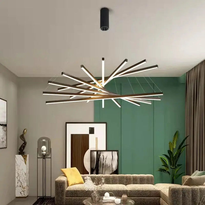 Cora Contemporary Foyer Chandelier.