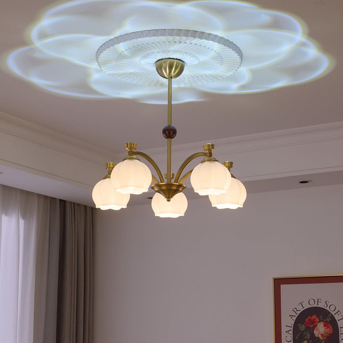 Corinne Arc Chandelier-DWHOME