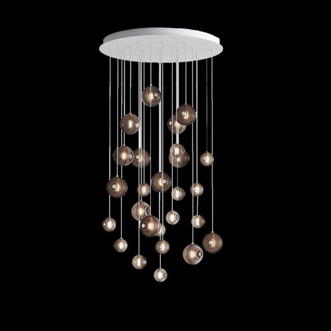 Cosmic Sphere Cascade Chandelier - Vakkerlight