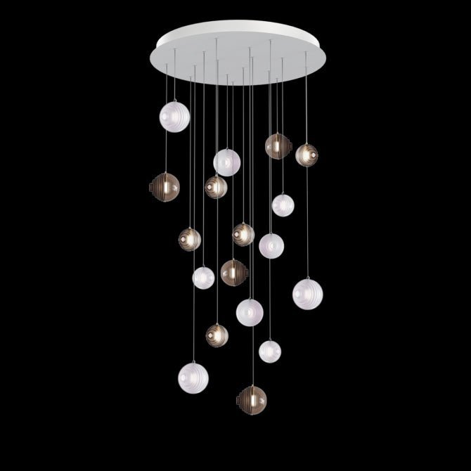 Cosmic Sphere Cascade Chandelier - Vakkerlight