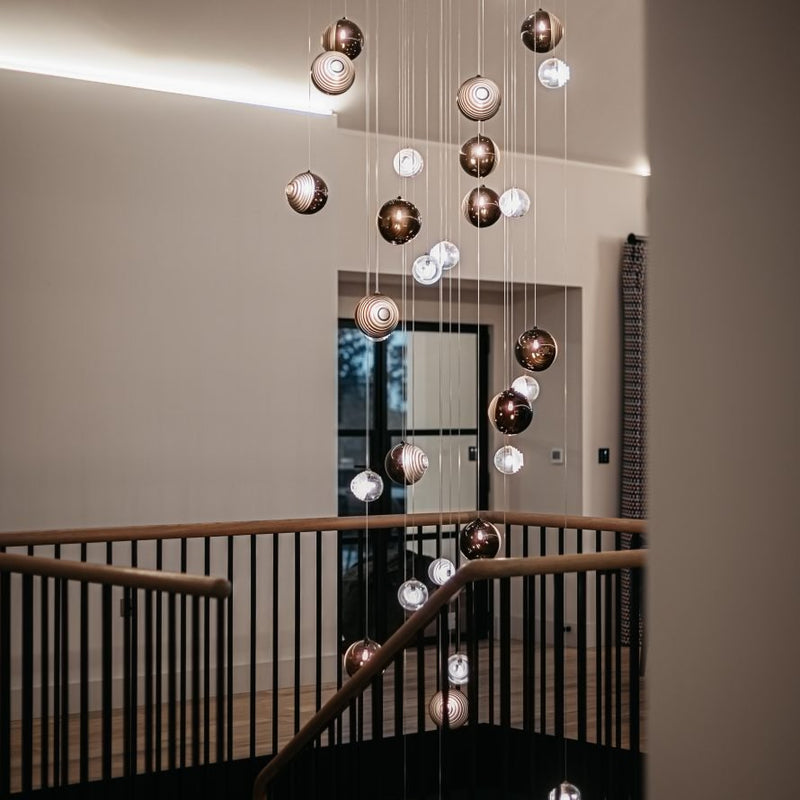 Cosmic Sphere Cascade Chandelier - Vakkerlight