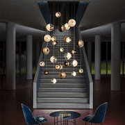 Cosmic Sphere Cascade Chandelier