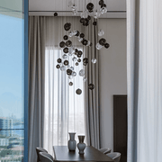Cosmic Sphere Cascade Chandelier