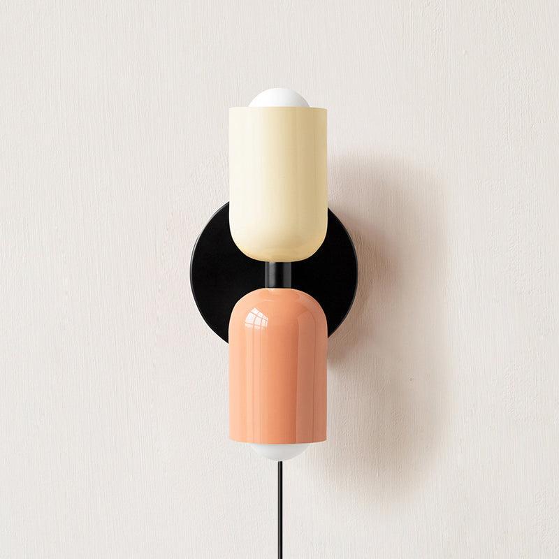 Couleur Double Plug In Wall Lamp-DWHOME