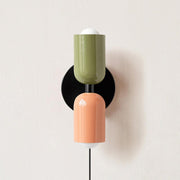 Couleur Double Plug In Wall Lamp-DWHOME