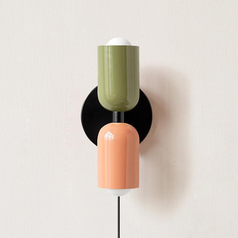 Couleur Double Plug In Wall Lamp-DWHOME