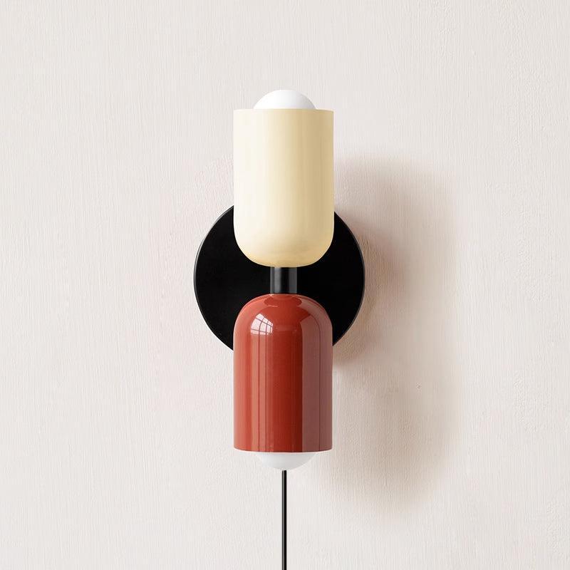 Couleur Double Plug In Wall Lamp-DWHOME