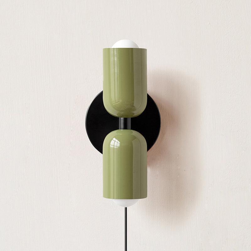 Couleur Double Plug In Wall Lamp-DWHOME
