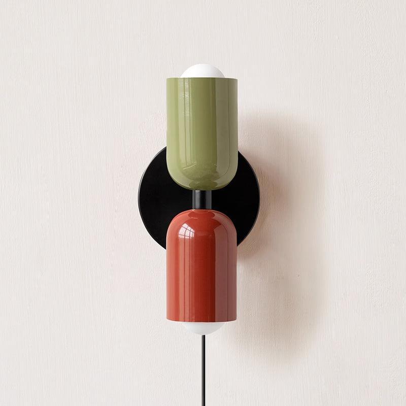 Couleur Double Plug In Wall Lamp-DWHOME