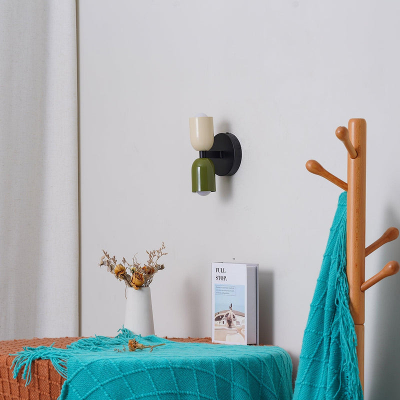 Couleur Double Plug In Wall Lamp-DWHOME