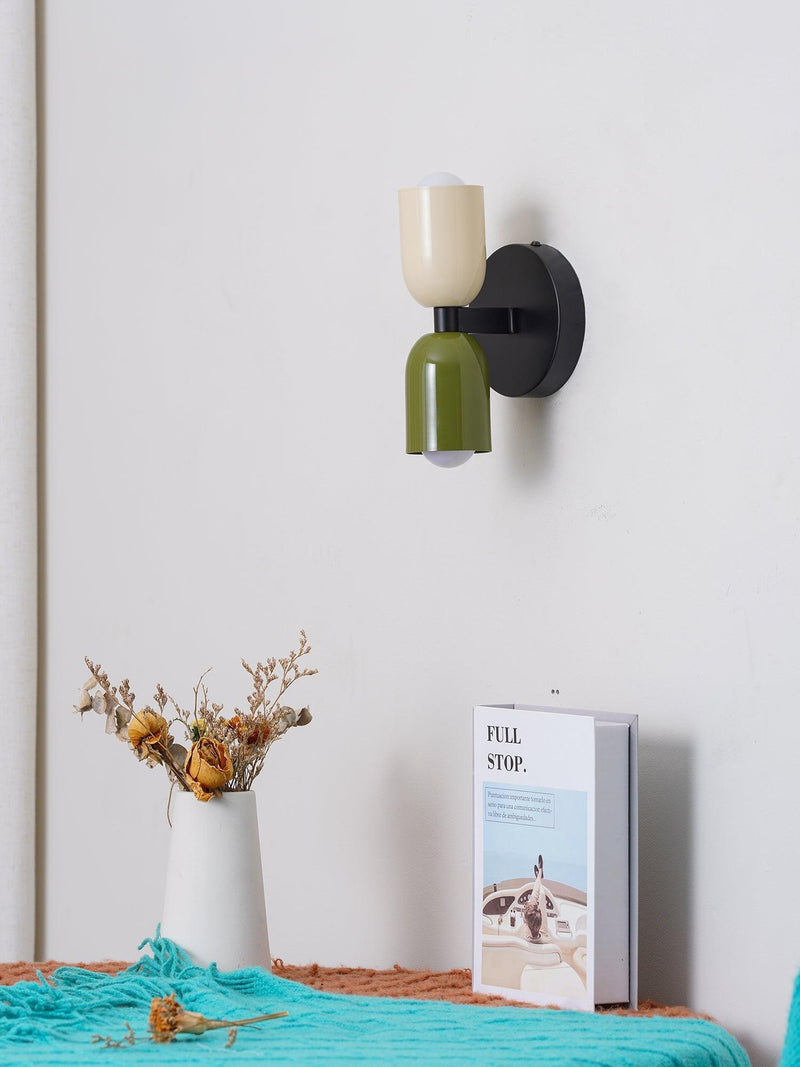 Couleur Double Plug In Wall Lamp-DWHOME