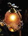 Cracked Glass Brass Table Lamp-DWHOME