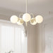 Chandelier Boule Crème-DWHOME