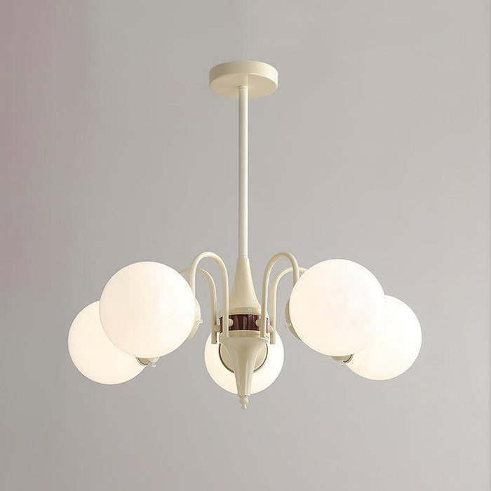 Chandelier Boule Crème-DWHOME