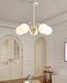 Chandelier Boule Crème-DWHOME