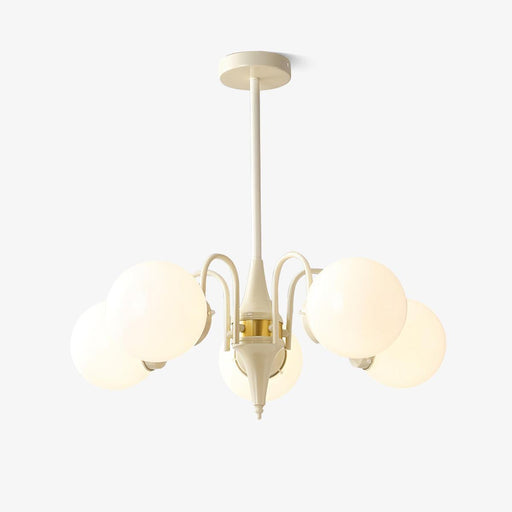 Cream Ball Chandelier-DWHOME