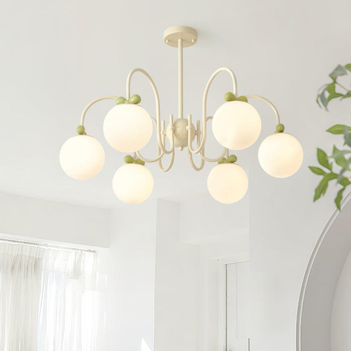 Cream Cherry Chandelier-DWHOME