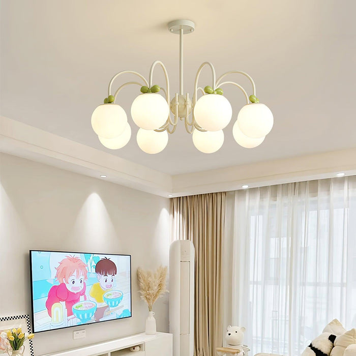 Cream Cherry Chandelier-DWHOME