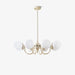 Cream Glass Ball Chandelier - DWHOME