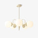 Cream Glass Ball Chandelier - DWHOME