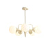 Cream Glass Ball Chandelier - DWHOME