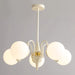 Cream Glass Ball Chandelier - DWHOME