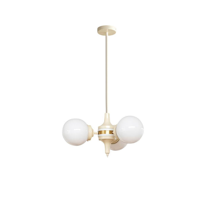 Cream Glass Ball Chandelier - DWHOME