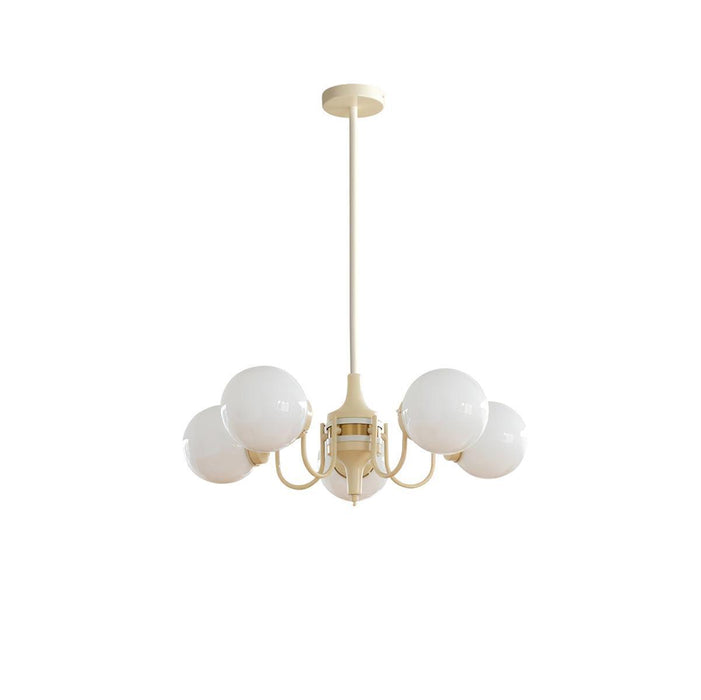 Cream Glass Ball Chandelier - DWHOME