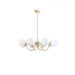 Cream Glass Ball Chandelier - DWHOME