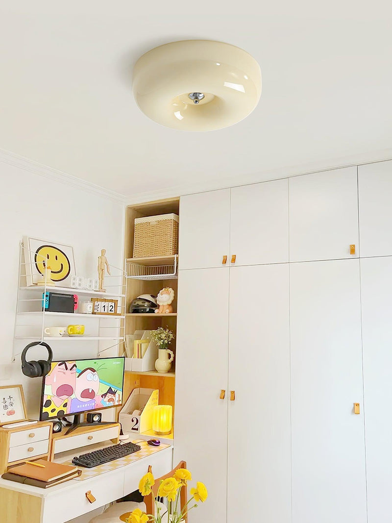 Cream Pudding Ceiling Lamp-DWHOME