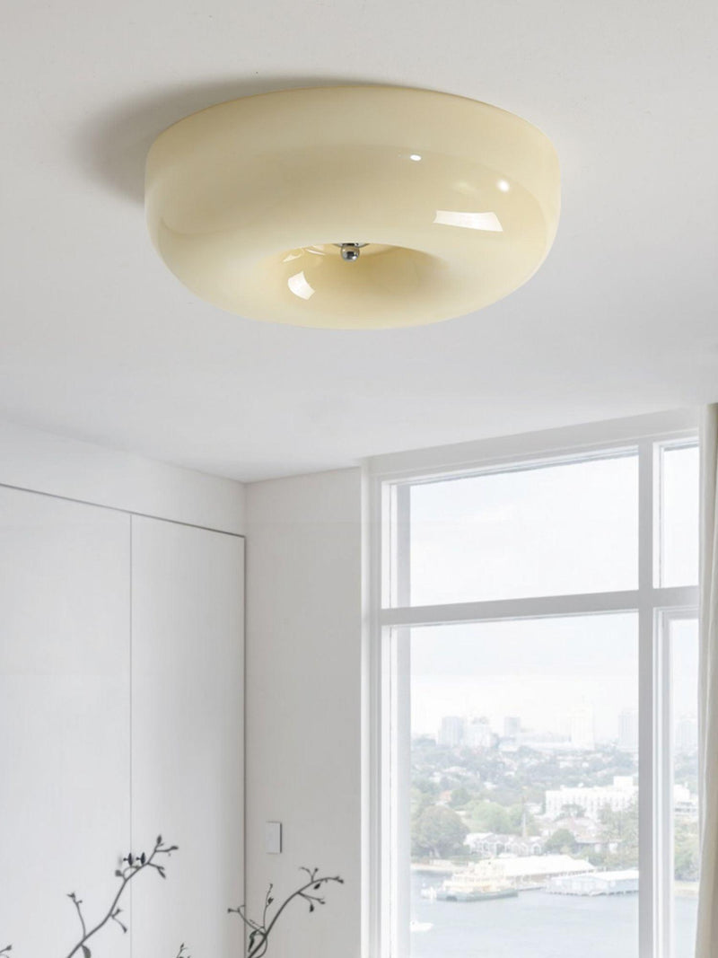 Cream Pudding Ceiling Lamp-DWHOME