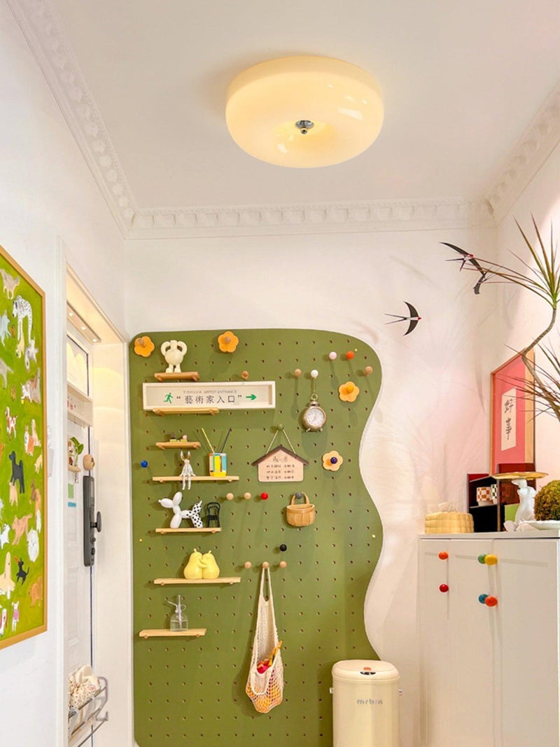 Cream Pudding Ceiling Lamp-DWHOME