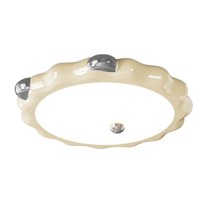 Cream Puffering Ceiling Light-DWHOME