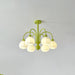 Cream Pumpkin Ball Chandelier - Vakkerlight