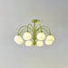 Cream Pumpkin Ball Chandelier - Vakkerlight