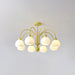 Cream Pumpkin Ball Chandelier - Vakkerlight