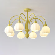 Cream Pumpkin Ball Chandelier-DWHOME