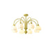 Cream Pumpkin Ball Chandelier - Vakkerlight