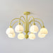 Cream Pumpkin Ball Chandelier - Vakkerlight