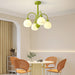 Cream Pumpkin Ball Chandelier-DWHOME