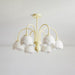 Creamy Glass Chandelier - DWHOME