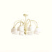 Creamy Glass Chandelier - DWHOME