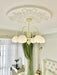 Creamy Glass Chandelier - DWHOME