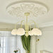 Creamy Glass Chandelier - DWHOME