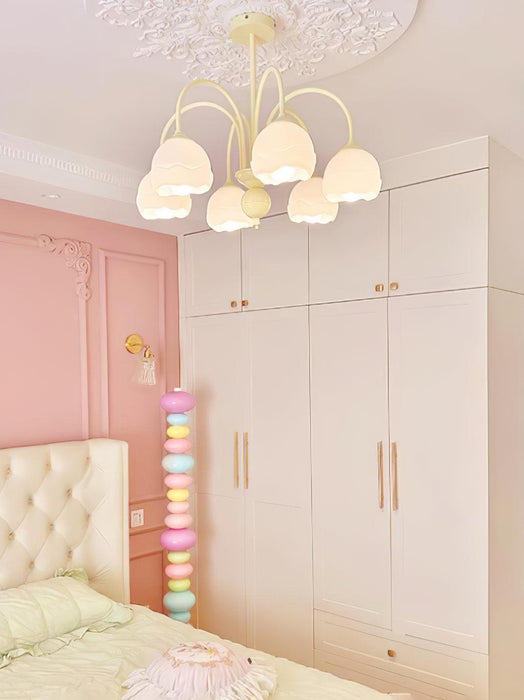 Creamy Glass Chandelier - DWHOME