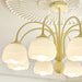 Creamy Glass Chandelier - DWHOME