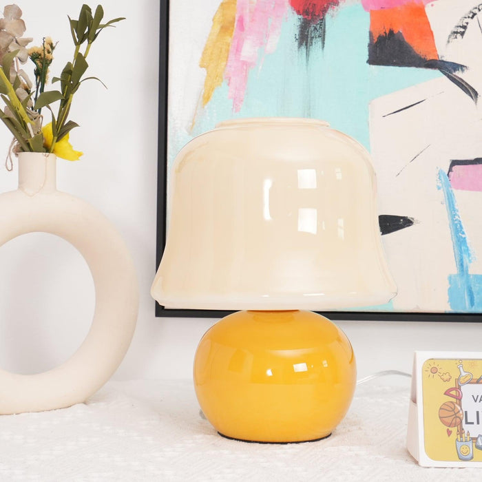 Creamy Mushroom Table Lamp-DWHOME