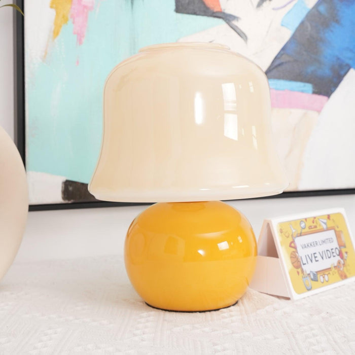 Creamy Mushroom Table Lamp-DWHOME