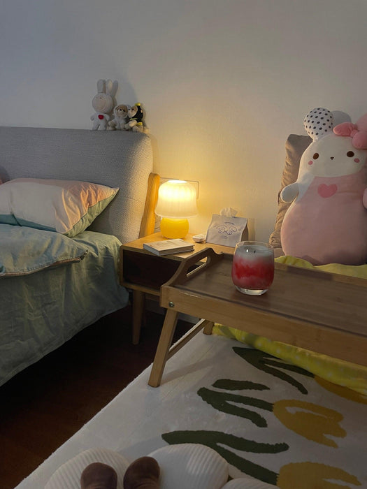 Creamy Mushroom Table Lamp-DWHOME