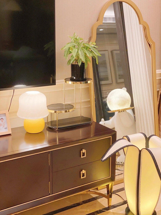 Creamy Mushroom Table Lamp-DWHOME